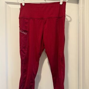 Neleus Women's Red Leggings